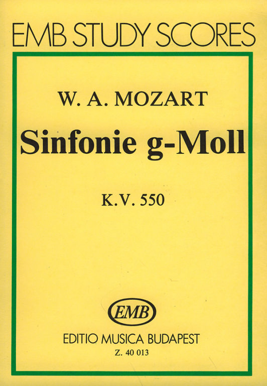 MOZART W.A. - SINFONIA Nº40 SOL m - KV.550