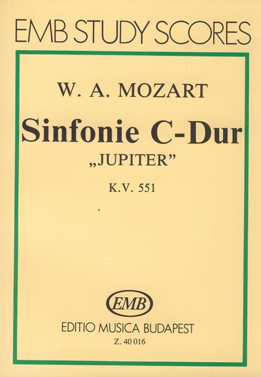 MOZART W.A. - SINFONIA Nº41 DO M JUPITER - KV.551