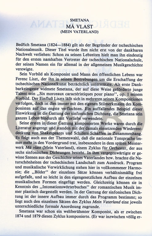 SMETANA B. - POEMA SINFONICO Nº2 MOLDAU - 2