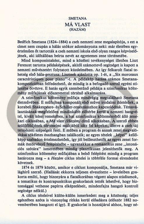 SMETANA B. - POEMA SINFONICO Nº2 MOLDAU - 4
