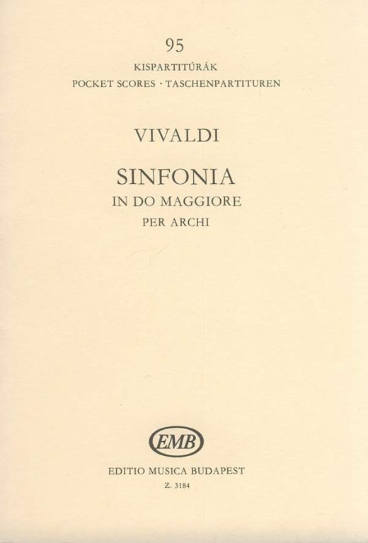 VIVALDI A. - SINFONIA DO M -