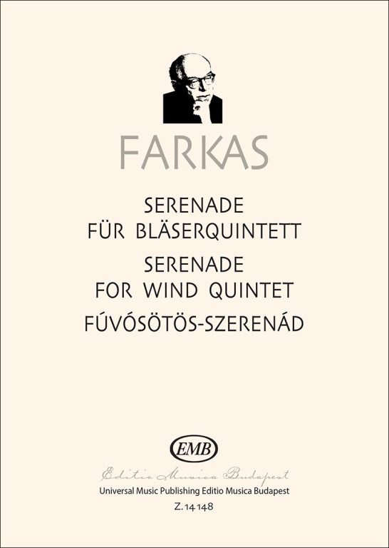 FARKAS F. - SERENATA (SC+PT)          FL/OB/CL/TR/FG -