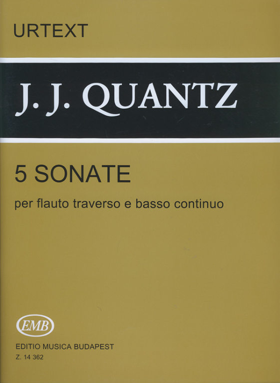 QUANTZ J.J. - SONATAS URTEXT (5) -