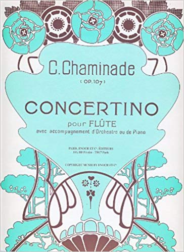 CHAMINADE C. - CONCERTINO OP.107 - FLAUTA Y PIANO
