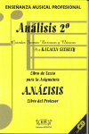 SZEKELY K. - ANALISIS 2º (PROFESOR) (+CD) -