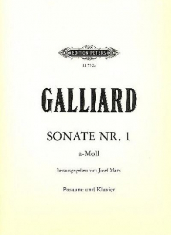 GALLIARD J.E. - SONATA Nº1 LA m -