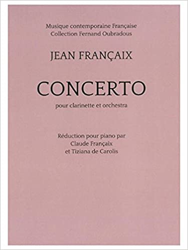 FRANCAIX J. - CONCIERTO - (CL/P)