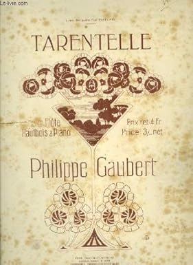 GAUBERT P. - TARANTELLE   (FL o OB/P)