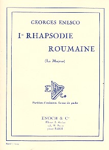 ENESCO G. - RAPSODIA RUMANA Nº1 OP.11