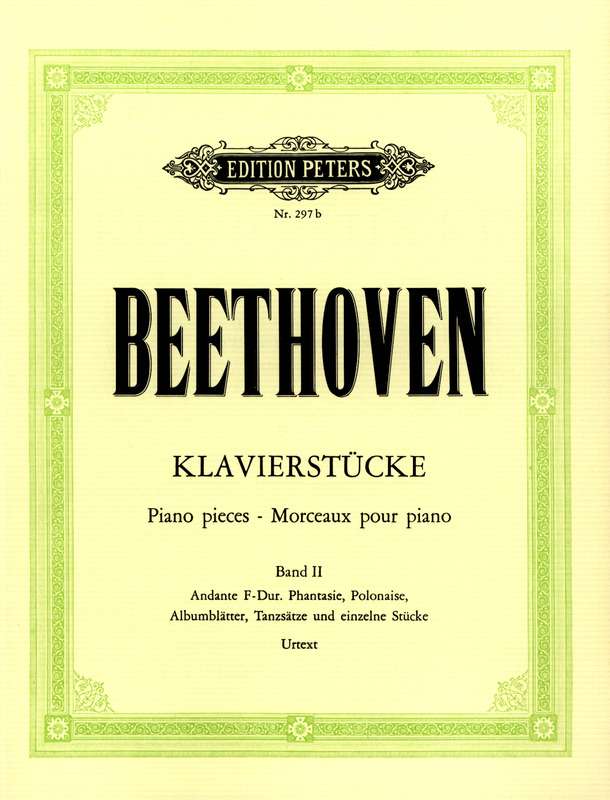 BEETHOVEN L.V. - PIEZAS PARA PIANO V.2 (URTEXT)