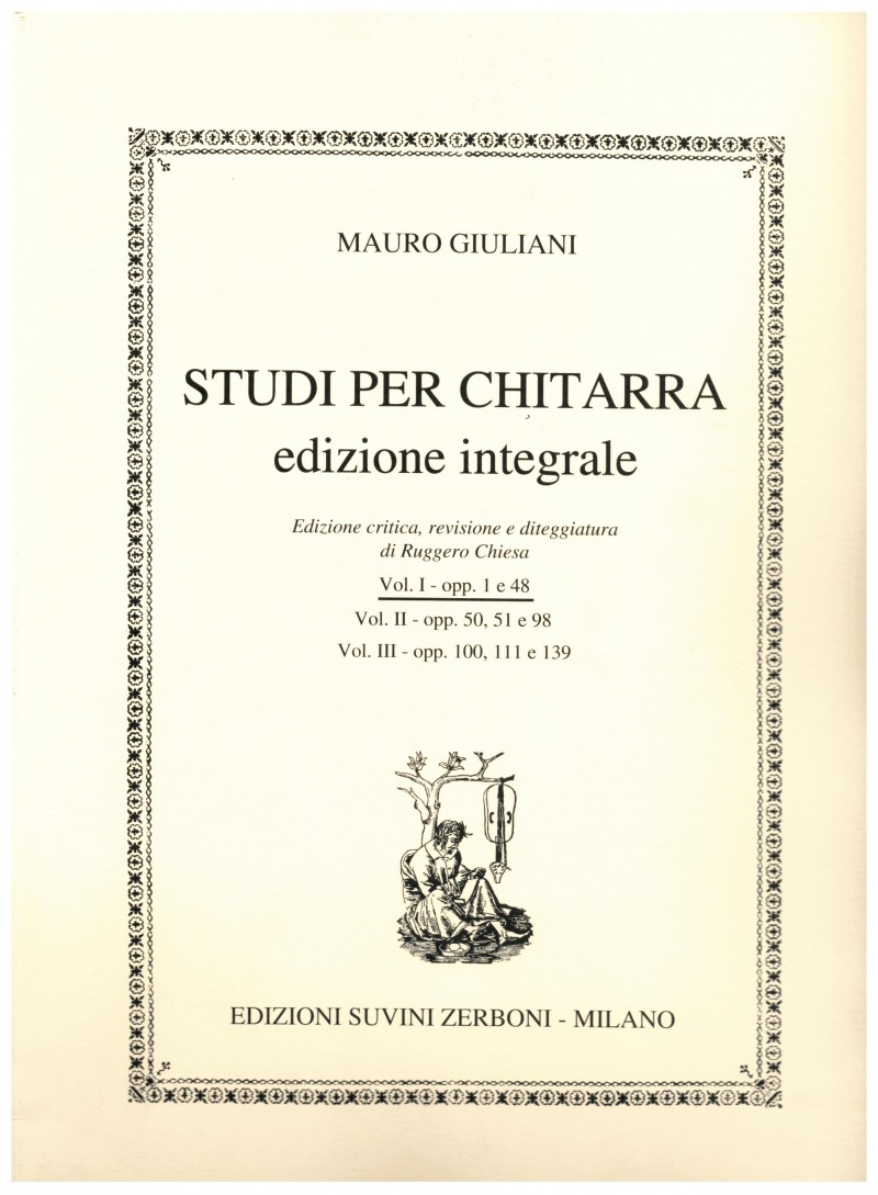 GIULIANI M. STUDI PER GUITARRA OP.1-OP48 (CHIESA)