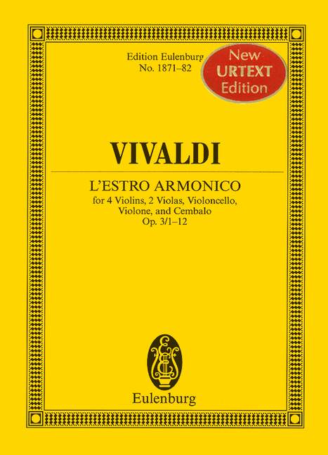 VIVALDI A. - CONCIERTOS ESTRO ARMONICO OP.3- 1/12