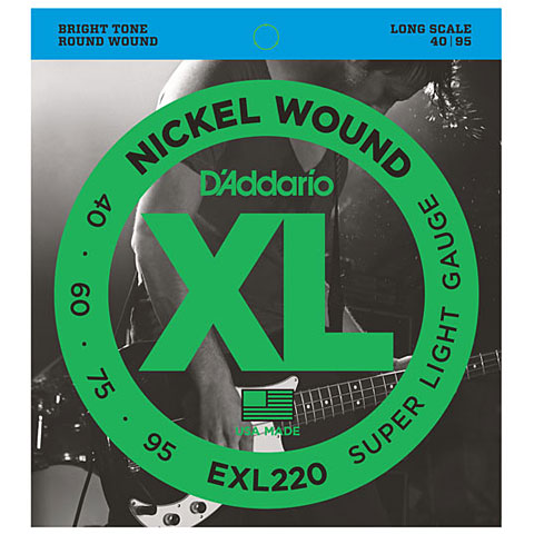 CUERDAS BAJO - D'ADDARIO EXL220 (40-95)