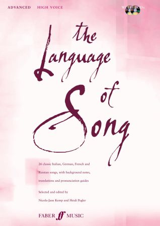 PEGLER/KEMP - LANGUAGE OF SONG -ADVANCED HIGH VOICE