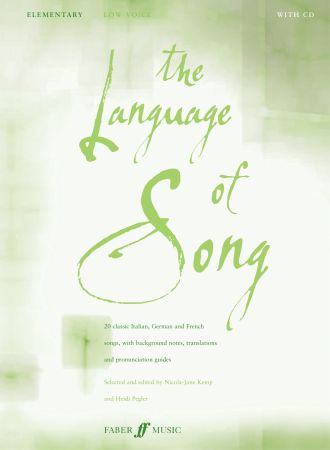 PEGLER/KEMP - LANGUAJE OF SONG - ELEMENTARY LOW VOICE