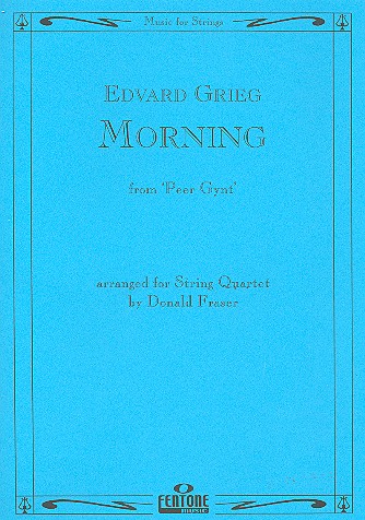 GRIEG E. - MAÑANA (PEER GYNT) (SC+PT)   2V/VA/VC - OP.46