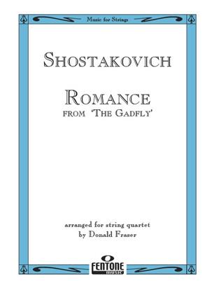 SHOSTAKOVICH D. - ROMANCE DE EL TABANO (DAGFLY) - OP.97 PARTITURA Y PARTES