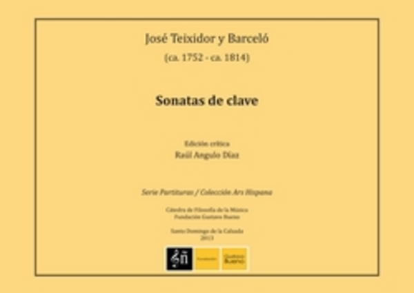 TEIXIDOR J. - SONATAS PARA CLAVE