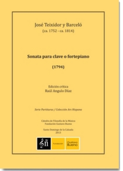 TEIXIDOR J. - SONATA PARA CLAVE O FORTEPIANO