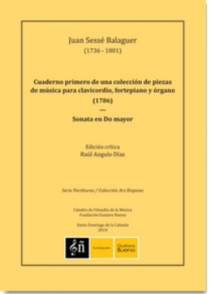 SESSE J. - CUADERNO PRIMERO PIEZAS MUSICA CLAVE