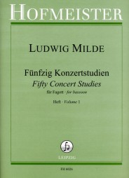 MILDE J. - ESTUDIOS DE CONCIERTO V.1 (1-25) (50) - OP.26