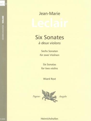 LECLAIR J.M. - SONATAS (6) - OP.3