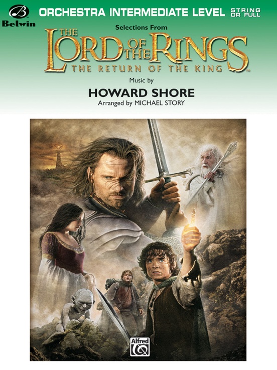 SHORE H. - LORD OF THE RINGS THE RETURN OF THE KING - ORCHESTRA SCORE & PARTS