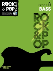 TRINITY COLLEGE -  ROCK & POP EXAMS BASS GRADE 8