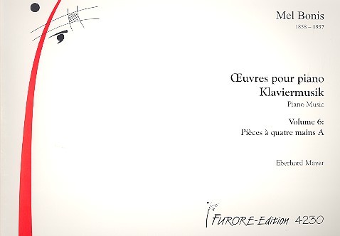 BONIS M. - OBRA PIANO V.6 PIANO 4 MANOS V.A