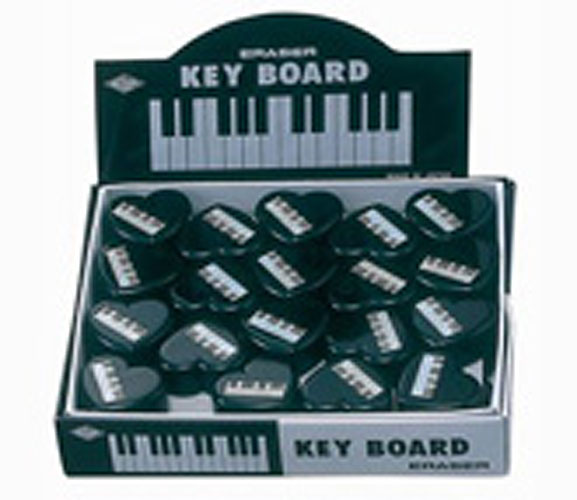 REGALO- GOMA DE BORRAR NEGRA (CORAZON) (DESCATALOGADO)