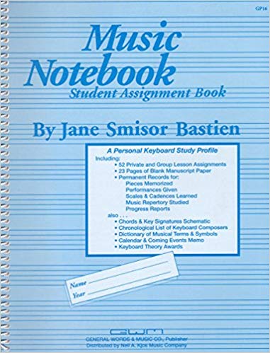BASTIEN - CUADERNO DE NOTAS