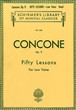 CONCONE G. - LECCIONES OP.9 VOZ GRAVE
