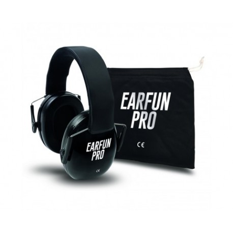 CASCOS - ACOUFUN EARFUN PRO. ADULTO NEGROS