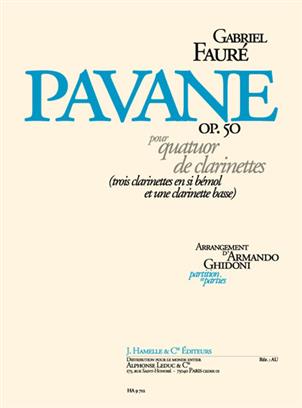 FAURE G. - PAVANA OP.50 CUARTETO CLARINETES