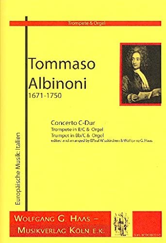 ALBINONI T. - CONCIERTO DOM (Nat) Trompeta C /PICCOLO EN SI Y  Órgano