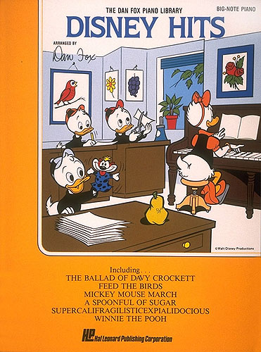 DISNEY W. - HITS (BIG-NOTE PIANO) -