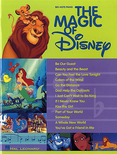 DISNEY W. - MAGIC OF DISNEY (BIG NOTE PIANO) -