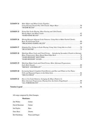 GANAPES J. - BLUES YOU CAN USE (TABLATURA)  (AUDIO Y VIDEO ONLINE) - INGLES - 5