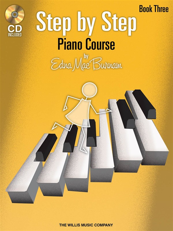 BURNAN E.M. - STEP BY STEP PIANO COURSE Vº 3+CD INGLES