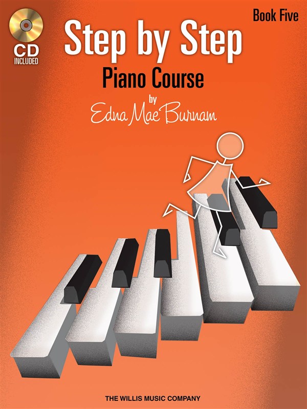 BURNAN E.M. - STEP BY STEP PIANO COURSE Vº 5+CD INGLES