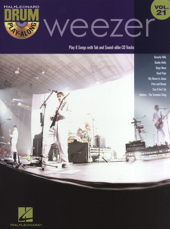WEEZER PLAY ALONG DRUM Vº21 +CD