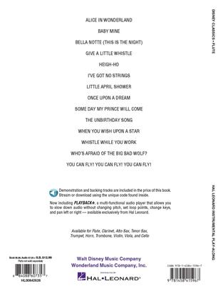 DISNEY. -  CLASSICS PLAY-ALONG +CD (FL) 5