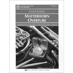 ELLEDGE C. - MATTERHORN OVERTURE CONCERT (BANDA) PART Y PARTES