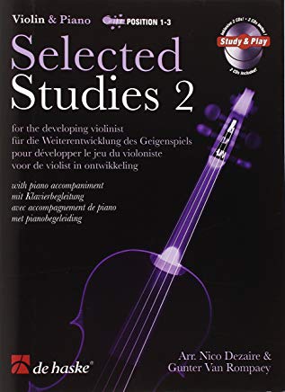 DEZAIRE/ROMPAEY. - SELECTED STUDIES Vº2 POSITION 1-3+CD(VIOLA/P)