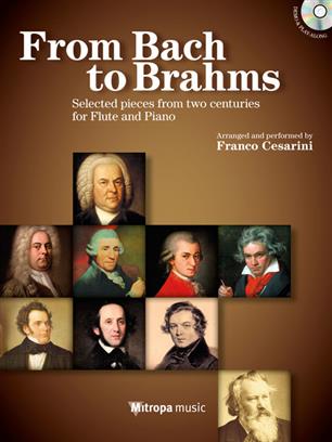 ALBUM - DE BACH A BRAHMS (SELECCION DE PIEZAS) FLAUTA /P  +CD    (Rev. CESARINI F.)