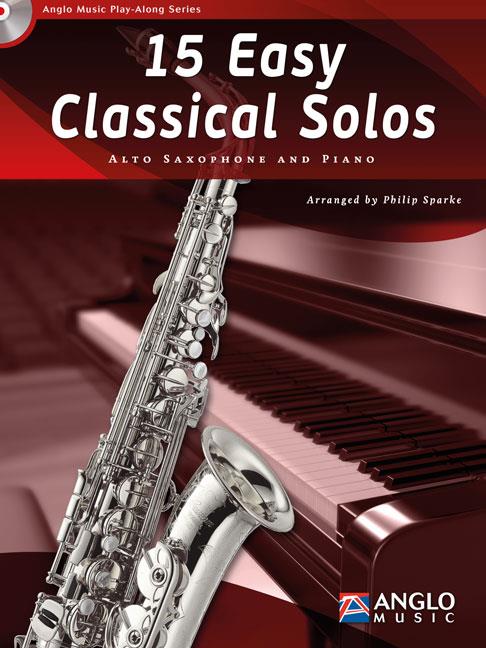 ALBUM - CLASSICAL SOLOS EASY (15) SAX ALTO Y PIANO +CD