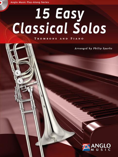 ALBUM - CLASSICAL SOLOS EASY (15) TROMBON Y PIANO +CD