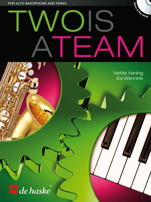 VENING/WENNIK - TWO IS A TEAM +CD - SAXO ALTO Y PIANO