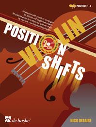 DEZAIRE N. - POSITIONS SHIFTS VIOLIN POSITION 1-3 (36 PIEZAS CAMBIOS POSICIONES) +2CD