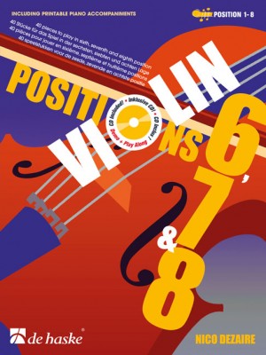 DEZAIRE N. - POSITIONS VIOLIN 6-8  +2CD